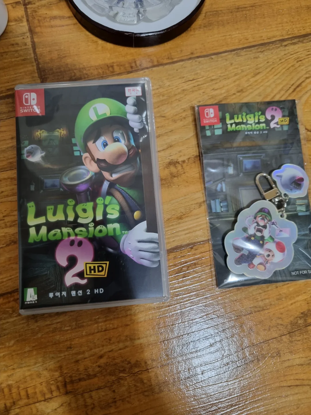 루이지 맨션2 게임 중고+키링 세트