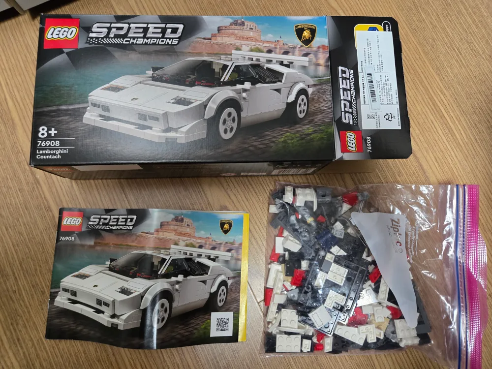 레고 스피드챔피언 람보르기니 쿤타치 76908 중고 분해품 팝니다