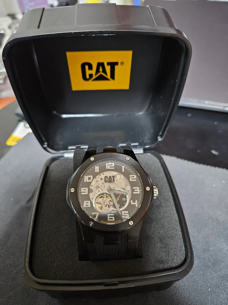 판/교 캐터핀러 CAT 자동 오토매틱 시계 판매 교환 합니다