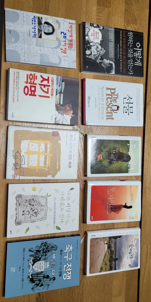 흐르는 강물처럼(파올로 코엘로), 남자의 물건(김정운) 등 중고책 16권