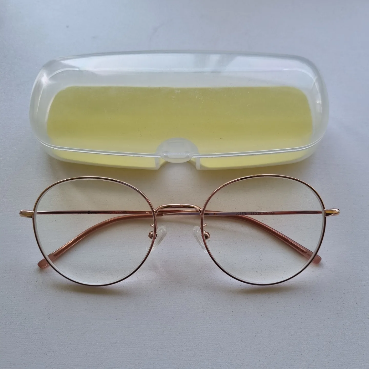 [룩옵티컬] 핑크 메탈 티타늄 안경테