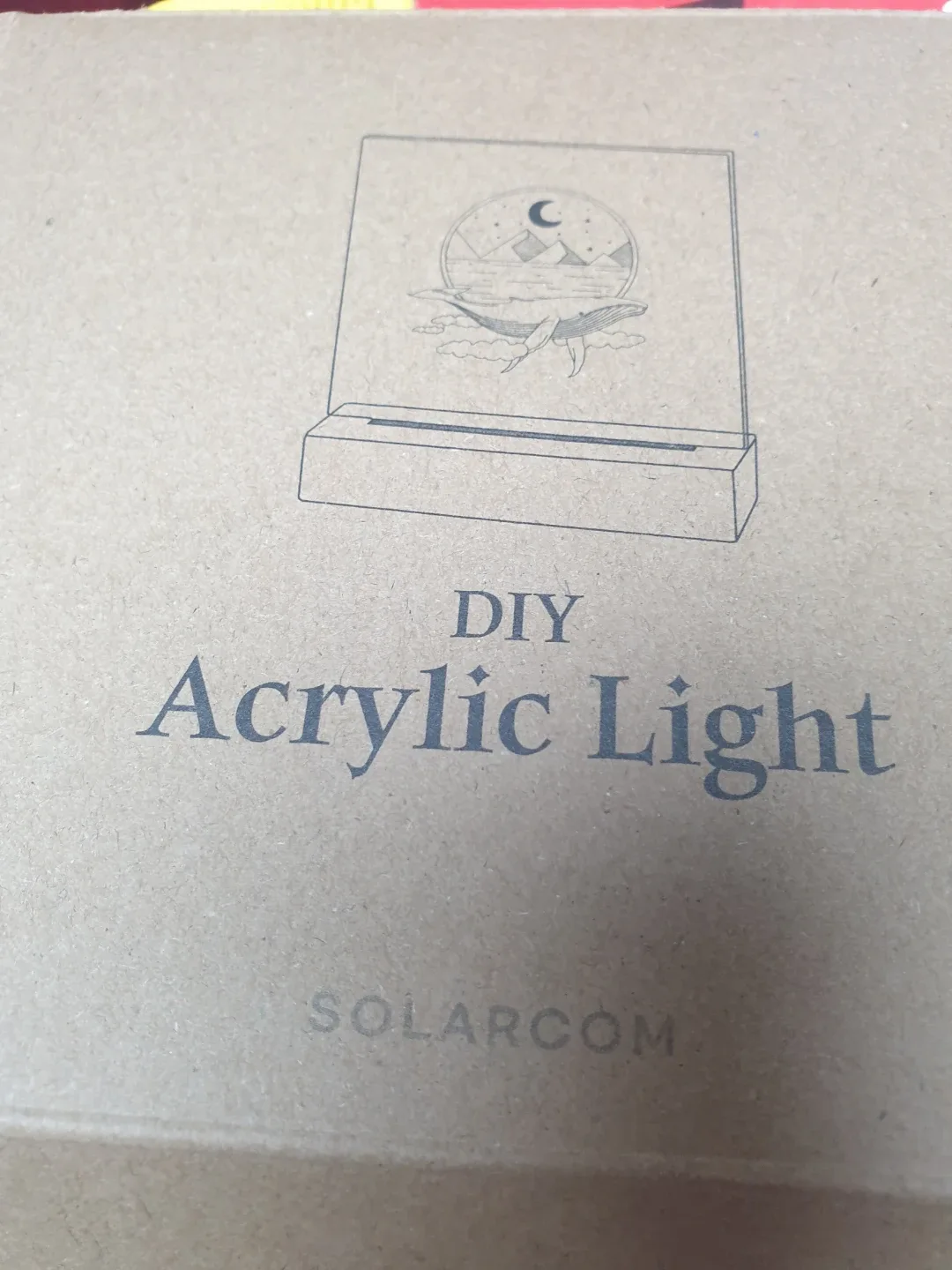 아크릴 무드등 2개