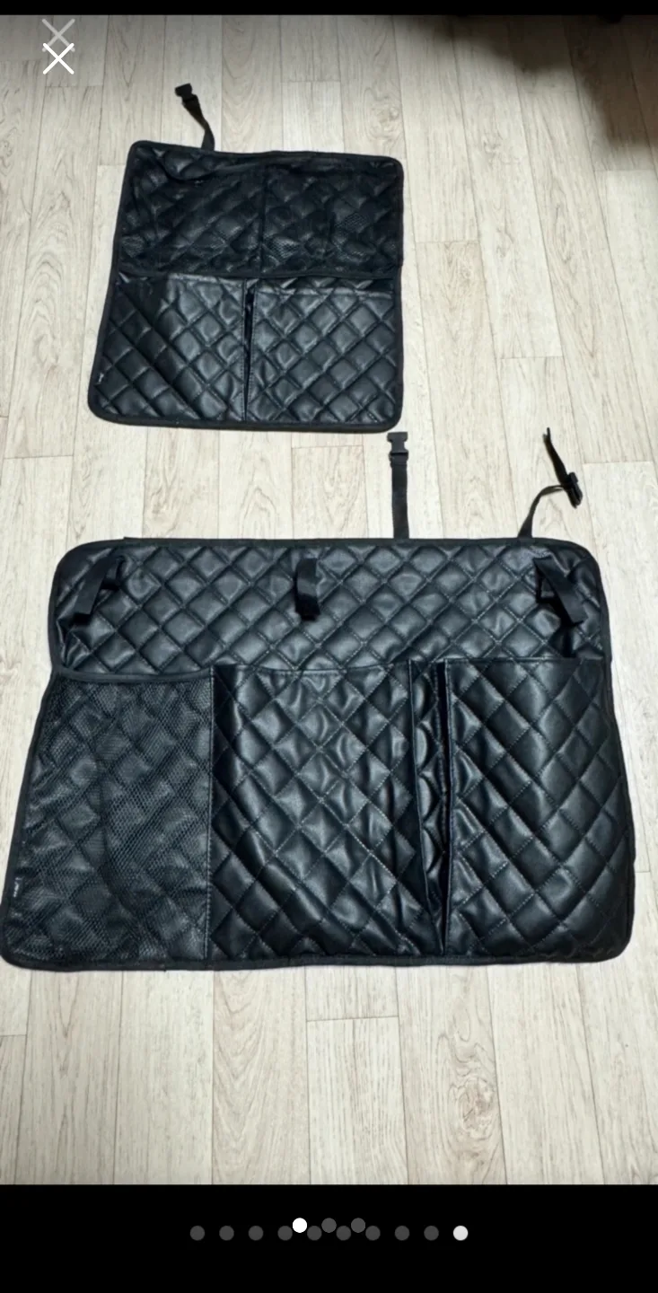 셀토스 가죽 트렁크 정리함(중고)