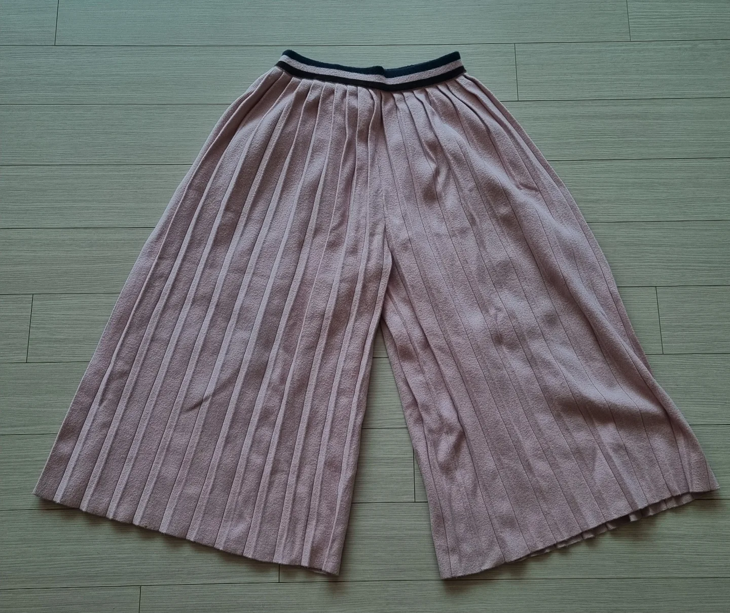 [중고] 여아 치크 니트 와이드바지 140