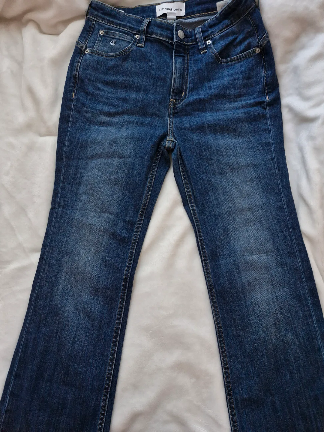 켈빈클라인 여성 청바지 27W 부츠컷 미드라이즈보이