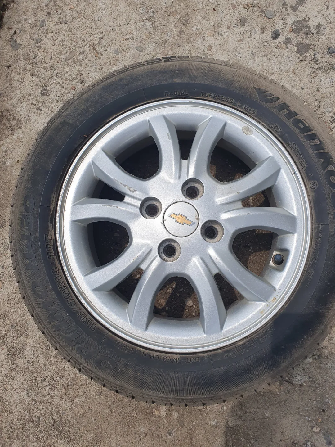 스파크 중고휠  4개판매