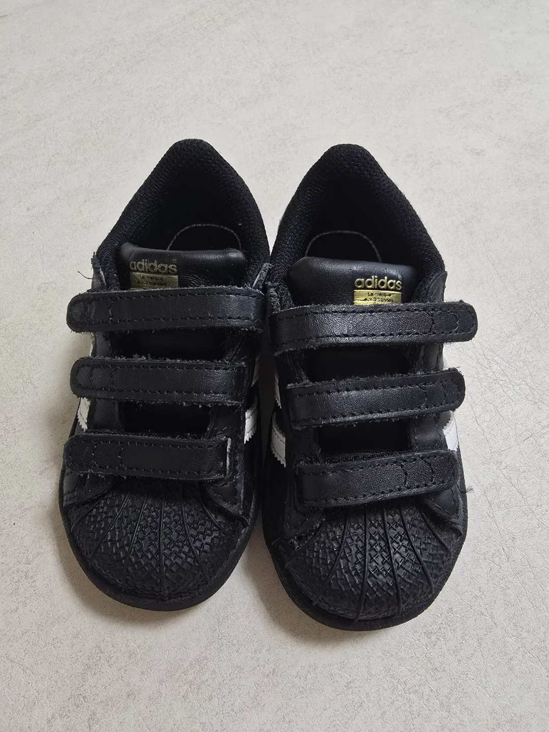 아디다스 슈퍼스타 찍찍이 운동화 130