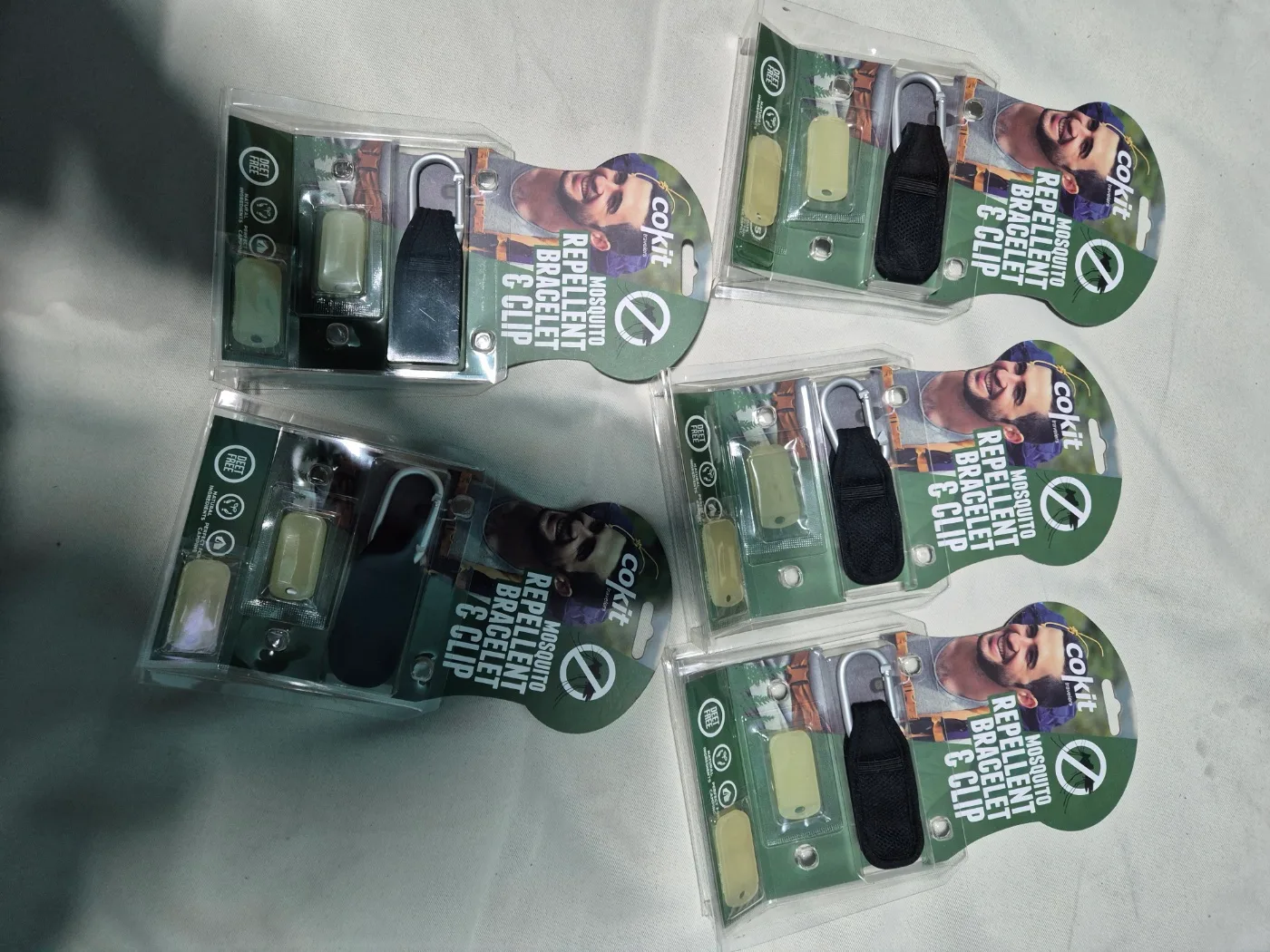 고리형 휴대용 모기퇴치기 5개