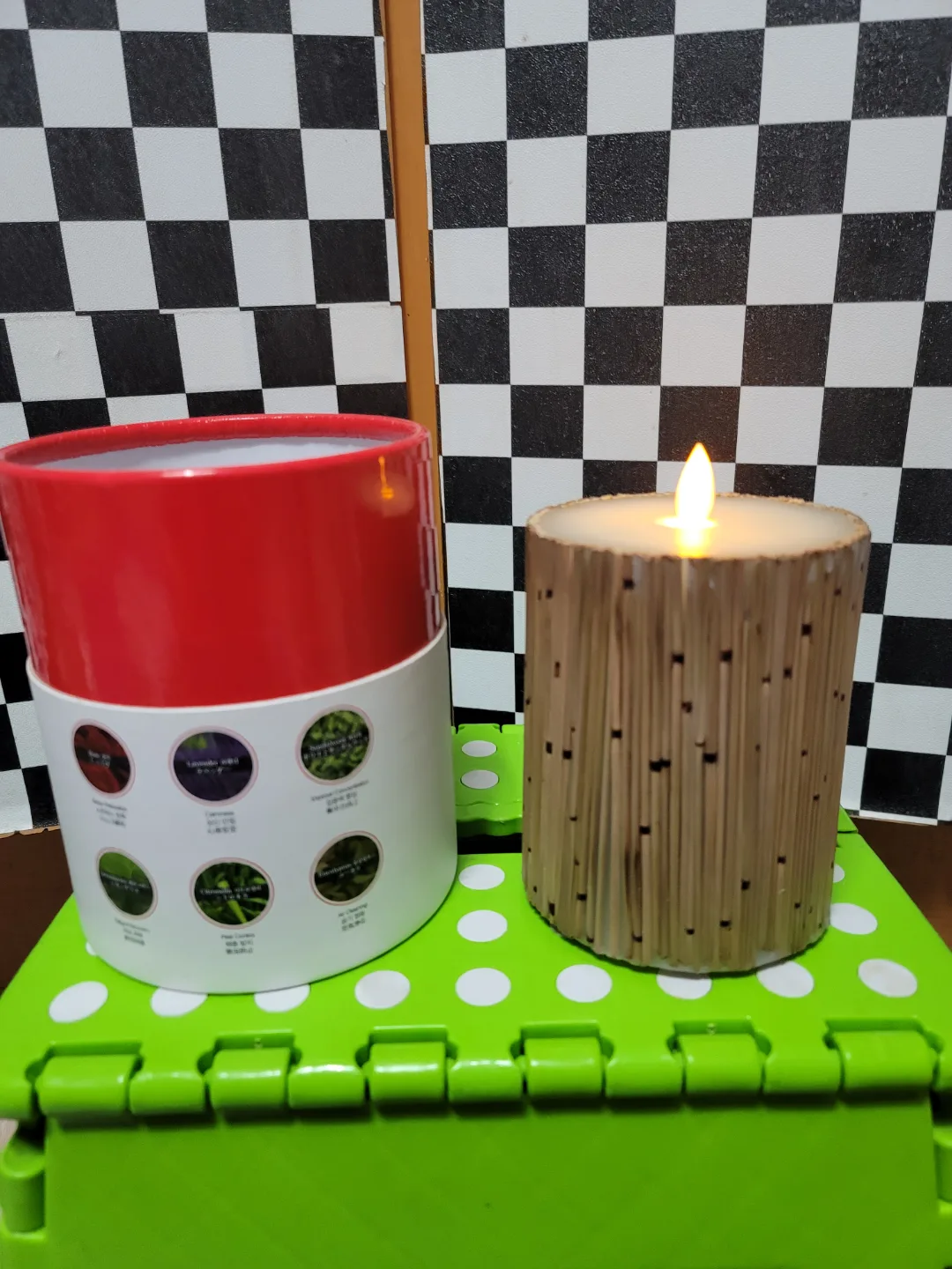 아로마 LED 전자촛불