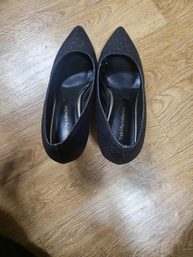 반짝이 여성 구두