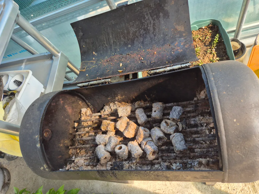 중고 숯불 바베큐 그릴