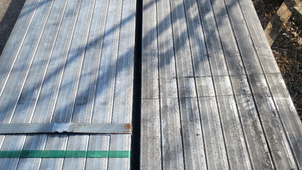 농업용 하우스 아연각관파이프 중고가 판매