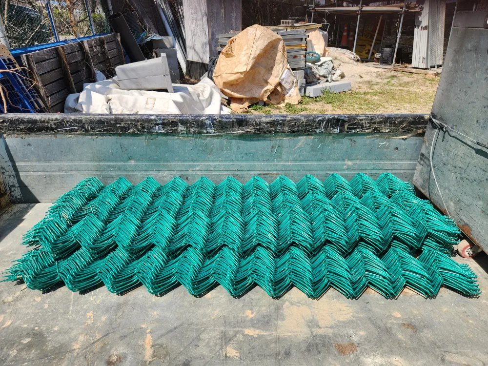 PVC능형망4자,코팅철선팝니다