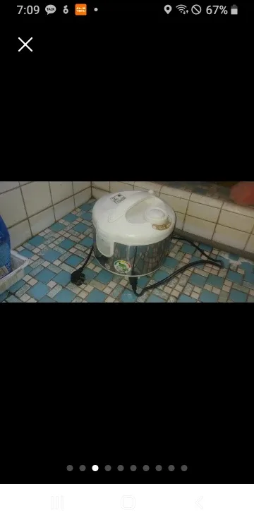 중고 좌식선풍기 15,000원 및 중고 보온밥솥(5인용)15,000원에 팝니다.