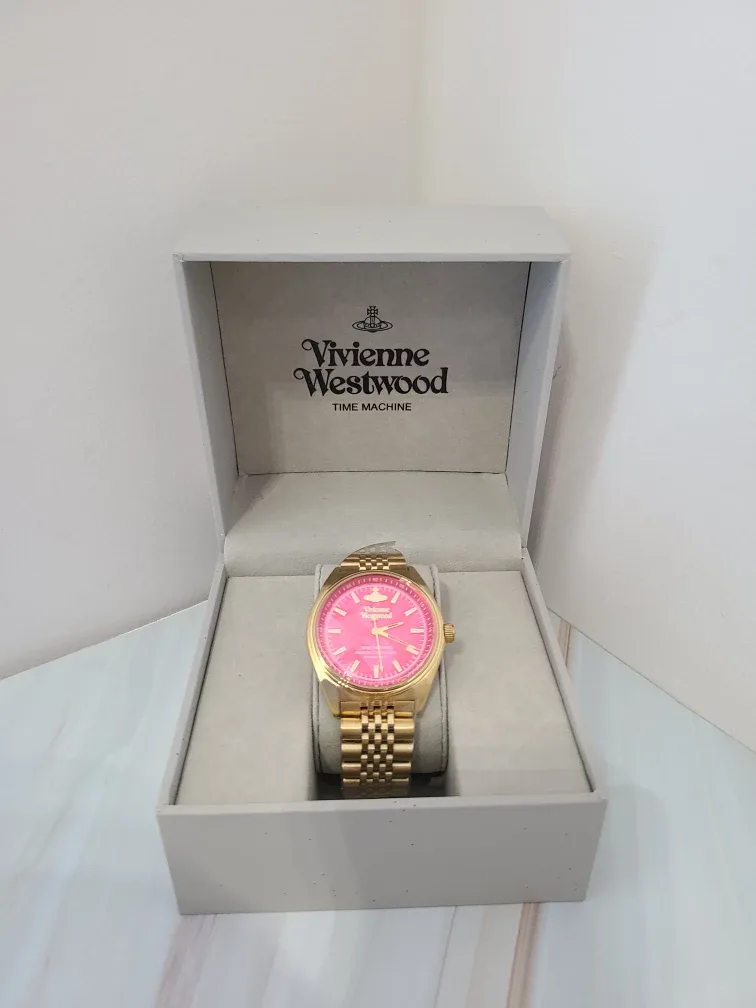 비비안웨스트우드 핑크골드 시계