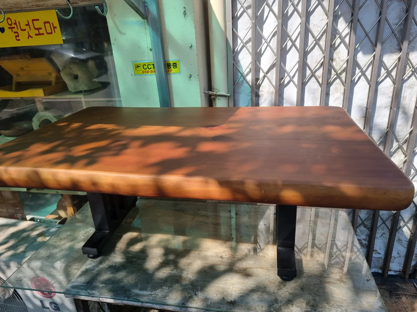 중고원목 테이블