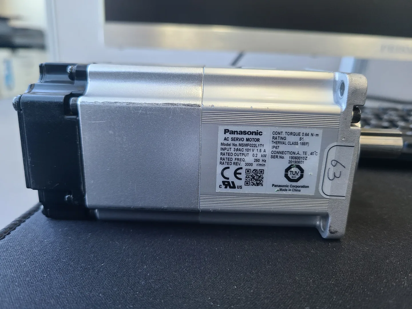 파나소닉,RS서보모터 중고 팝니다