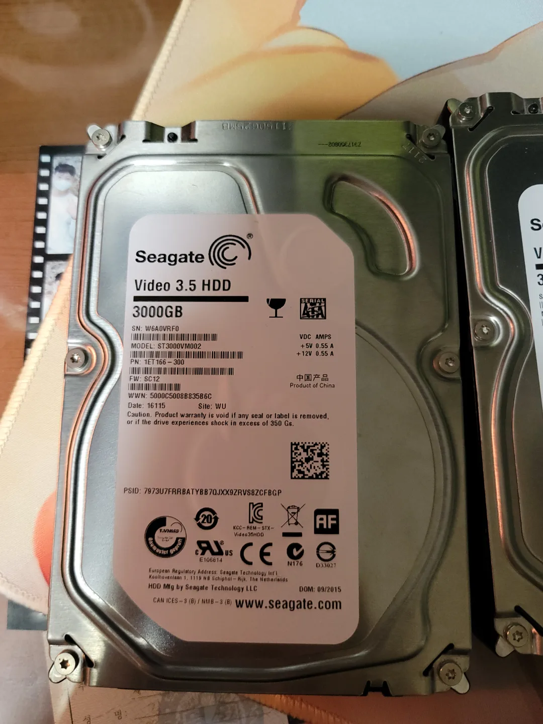 중고 씨게이트 3TB HDD