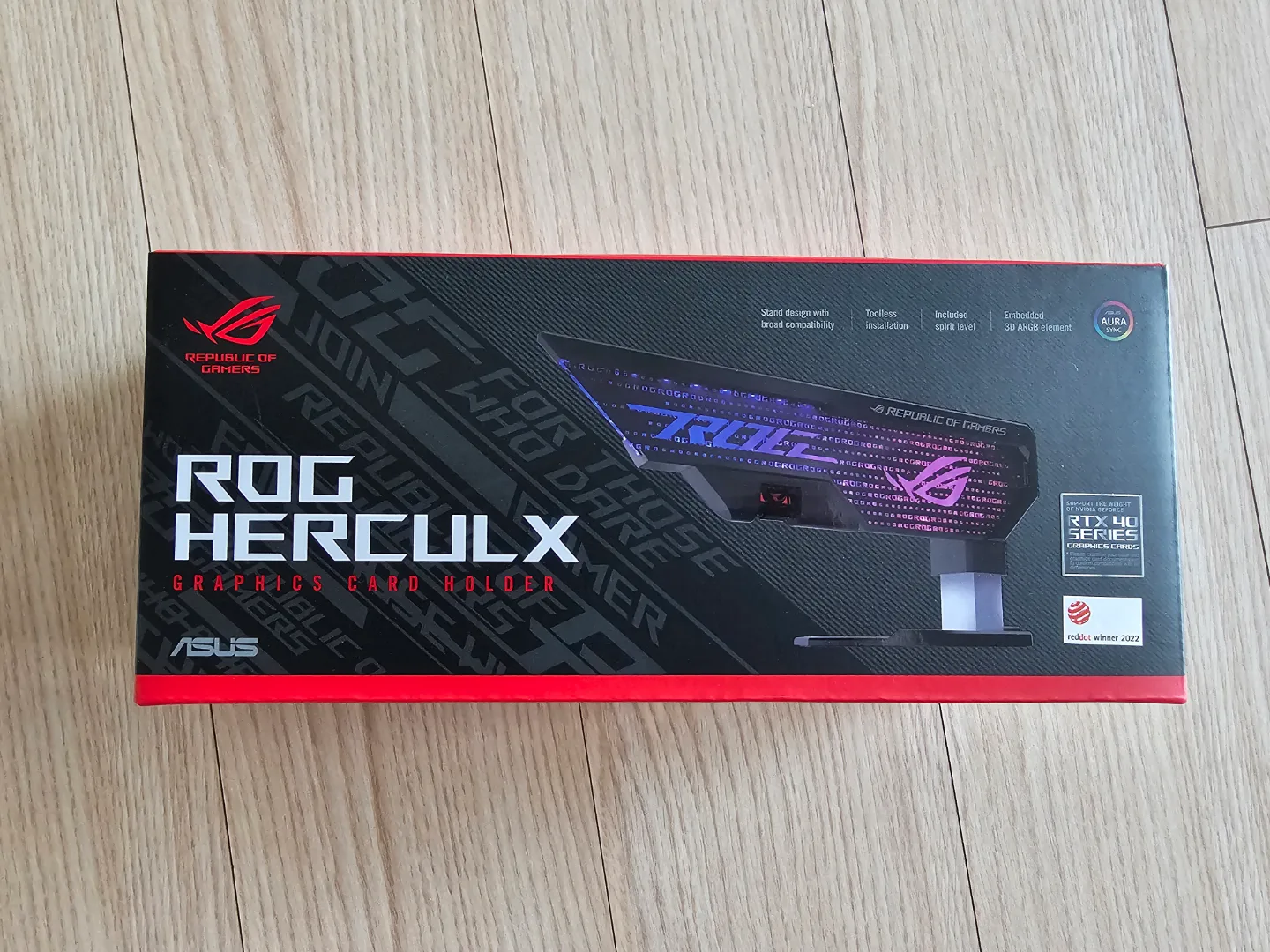 ASUS ROG HERCULX 그래픽카드 지지대