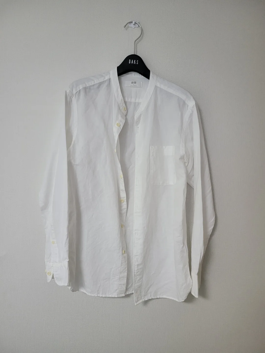 새상품) 유니클로 화이트 린넨셔츠 S