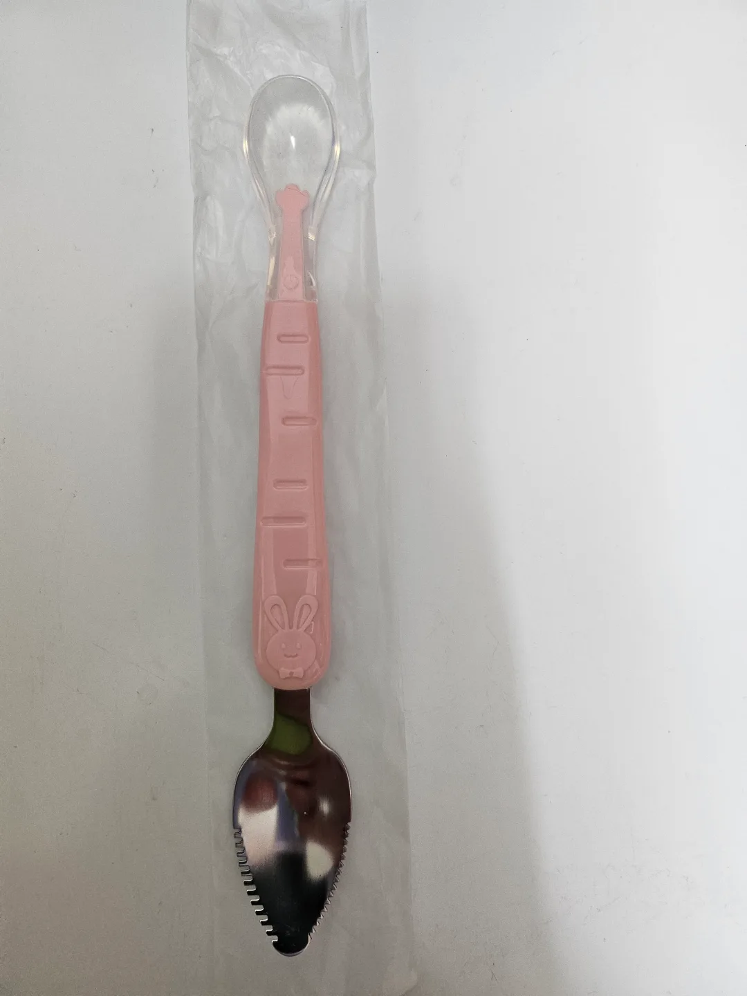 (새제품) 아기 과일 톱니스푼