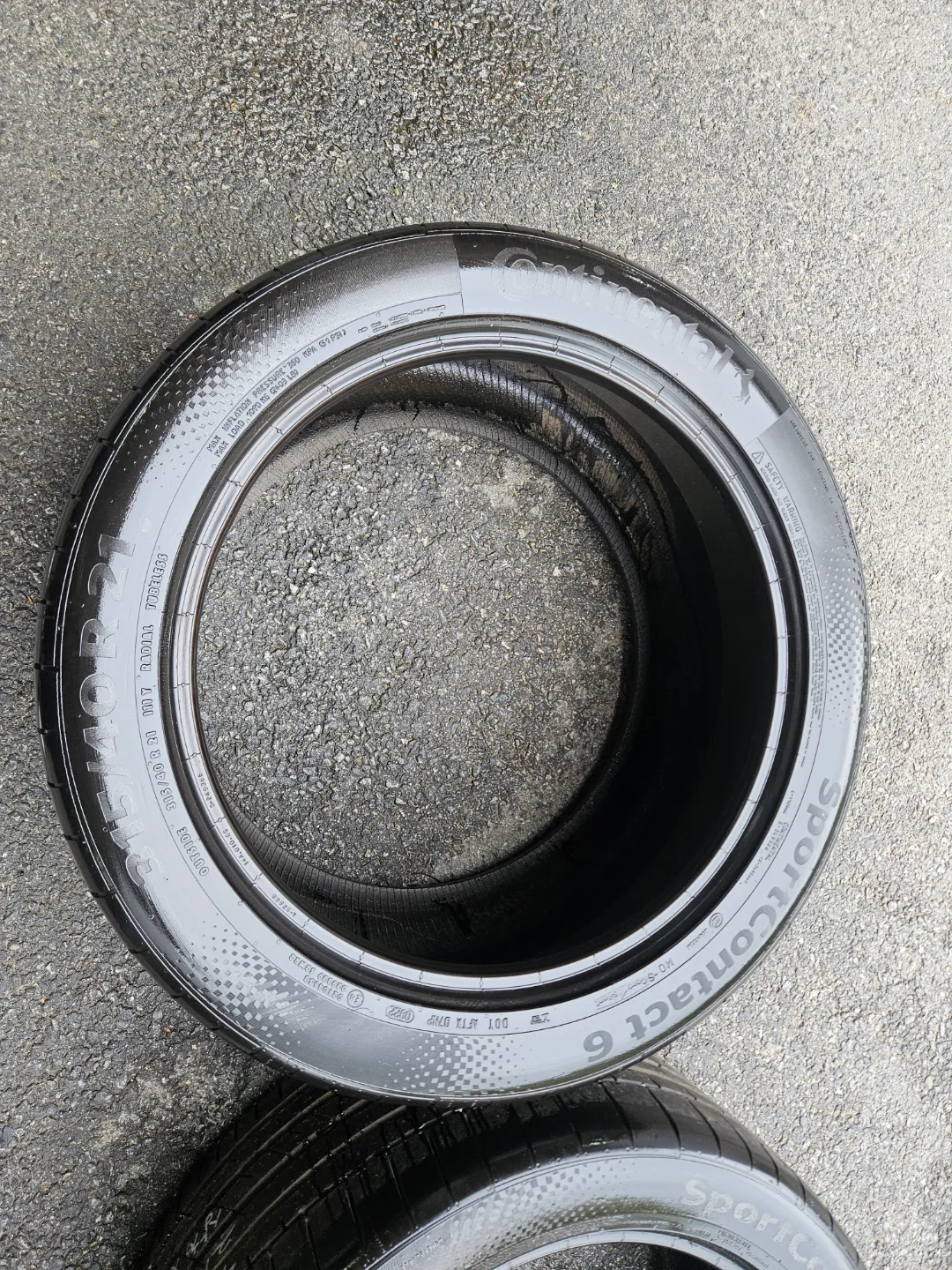 315 40 21 중고타이어2개