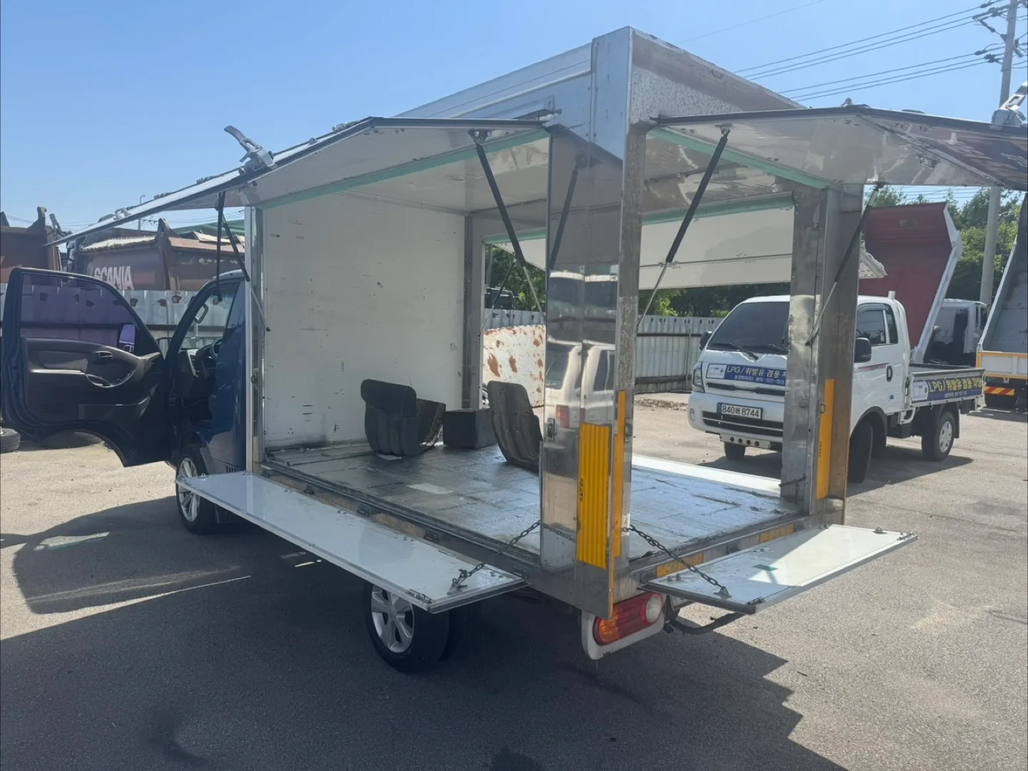 3면개방 장사탑 중고탑 창고탑 탑차 포터2 탑 농막 판매합니다