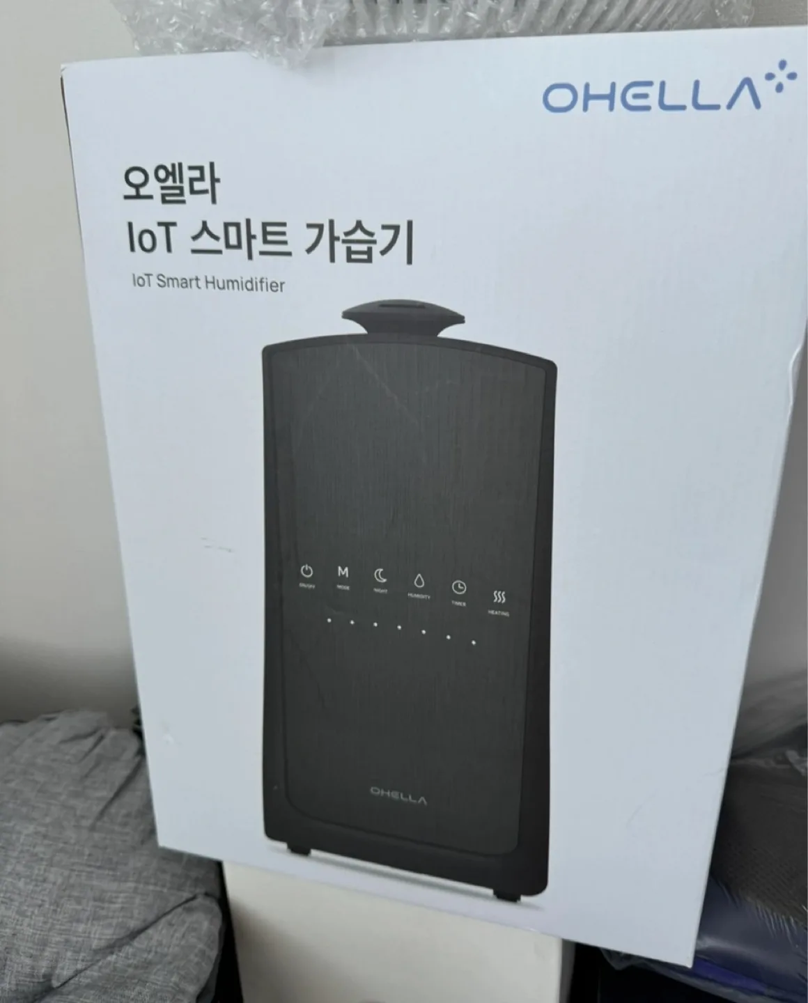 스마트폰 원격제어 lot 오엘라 스마트 가습기 새제품 판매합니다.