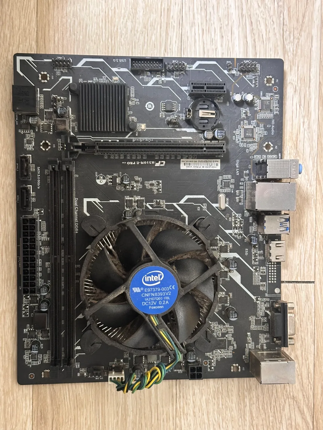 메인보드 씨피유 h310 i5 9400f 중고 세트로 팔아요