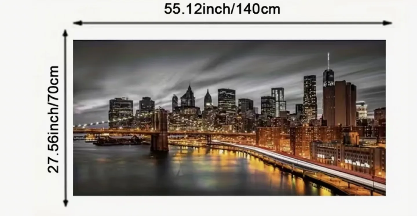 뉴욕 야경 캔버스 액자