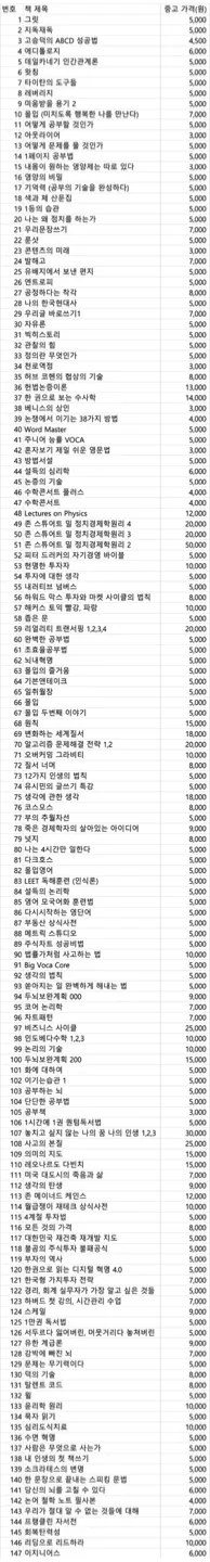 중고 도서📚 싸게 가져가세요! (판매중143)(판매완5)