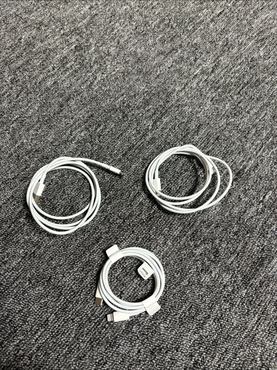 아이폰 정품 8핀 충전 케이블 4개 (중고,새상품)