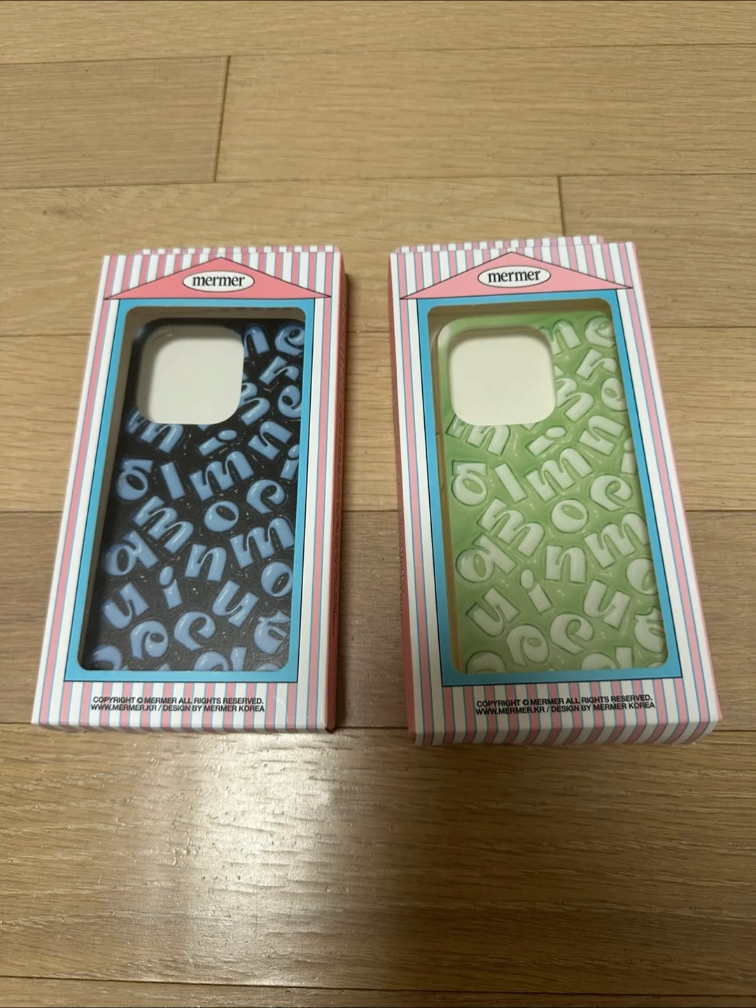 (새상품)멀멀 폰케이스 엠블럼 알파벳 그린(젤리), 블랙(젤리)새상품 아이폰14pro