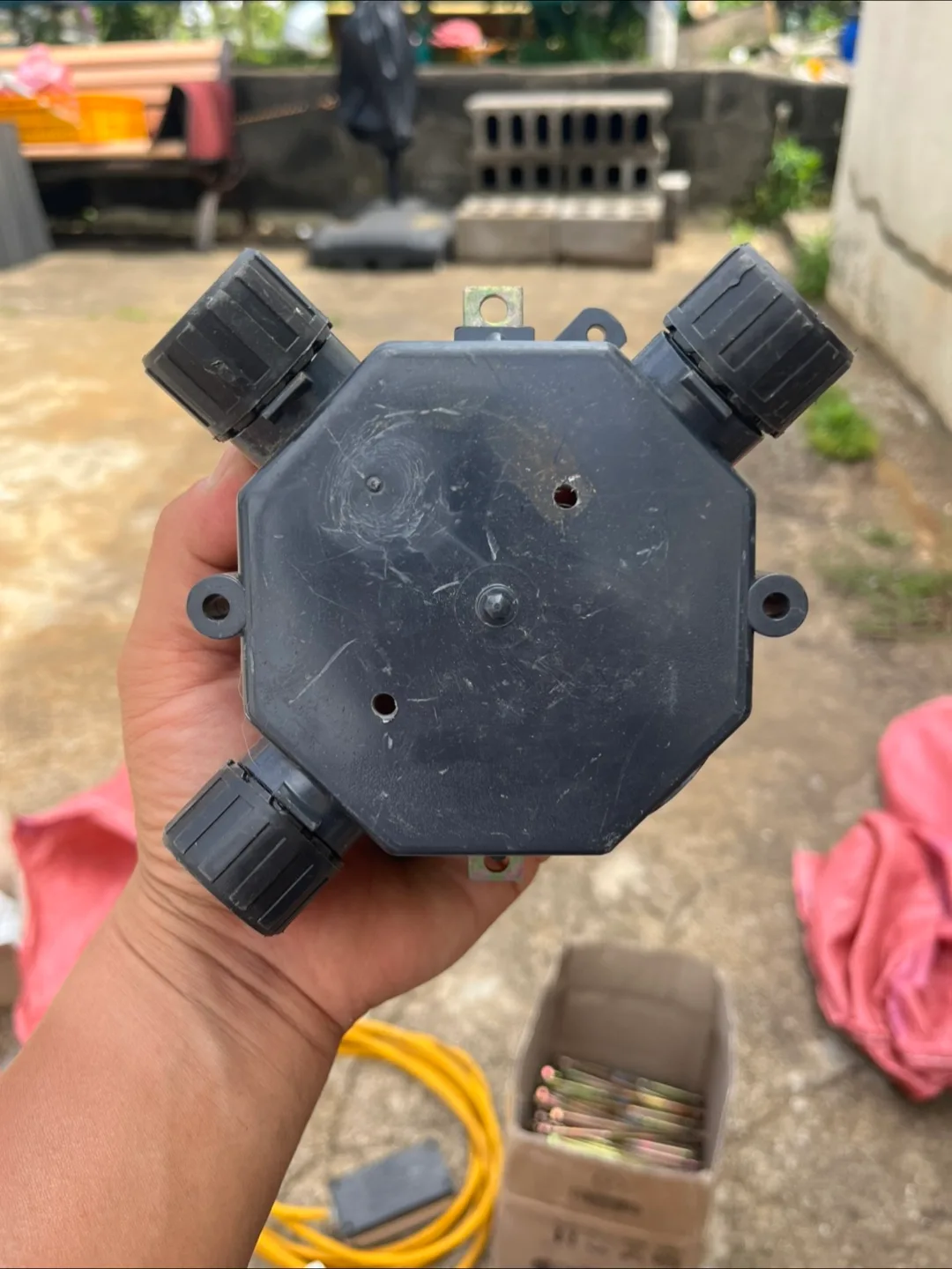 중고 PVC 매립박스 1방~4방 다양함