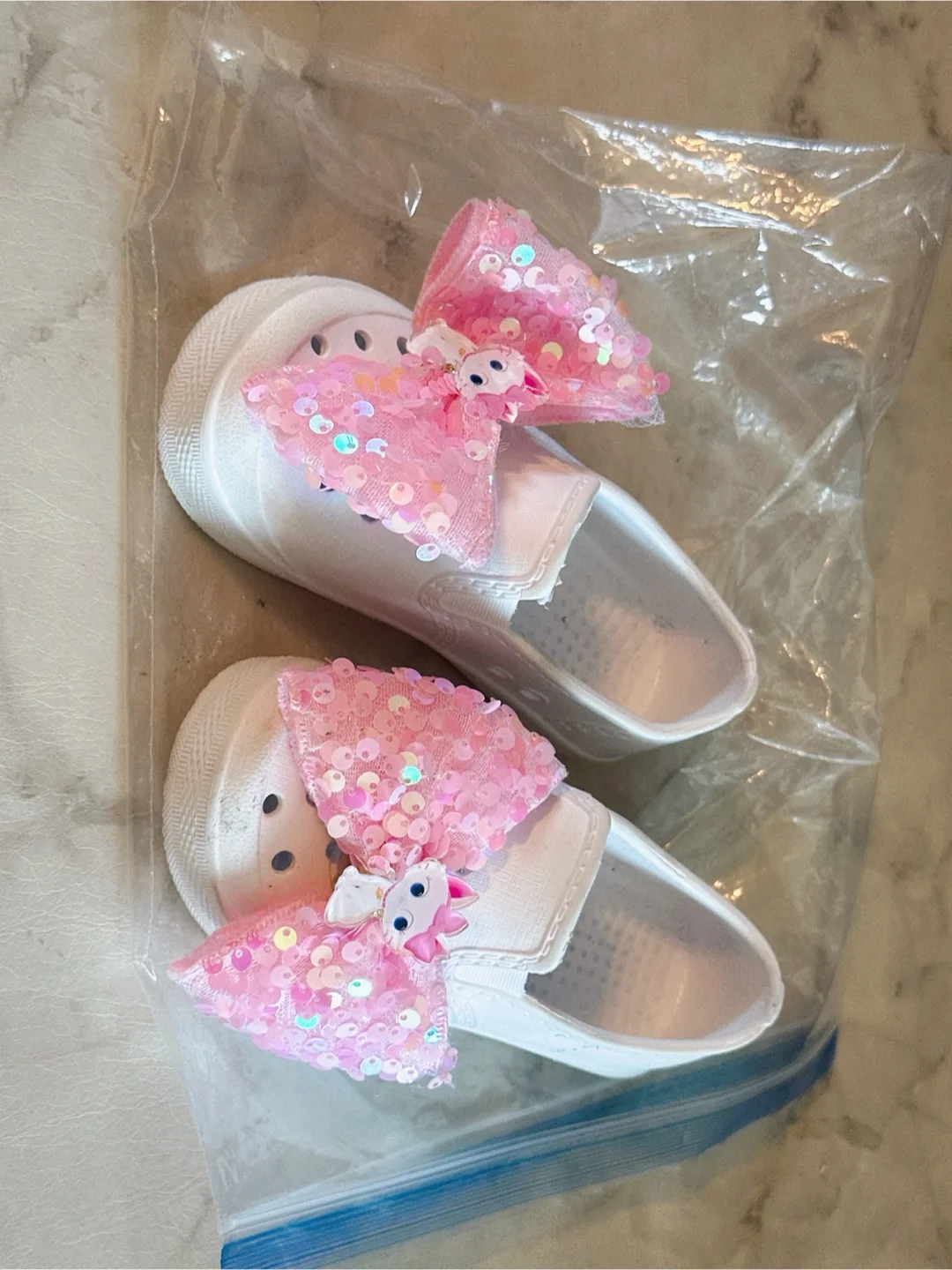 리본포함 예쁜 실내화 사이즈160 (실착용 일주일..)