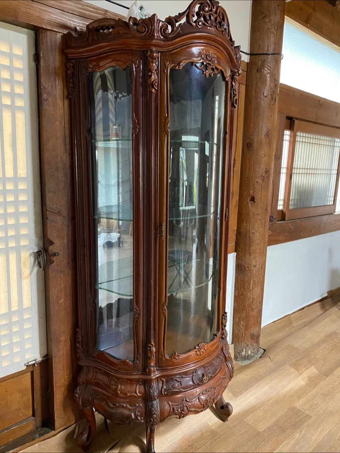 중고 앤틱장식장