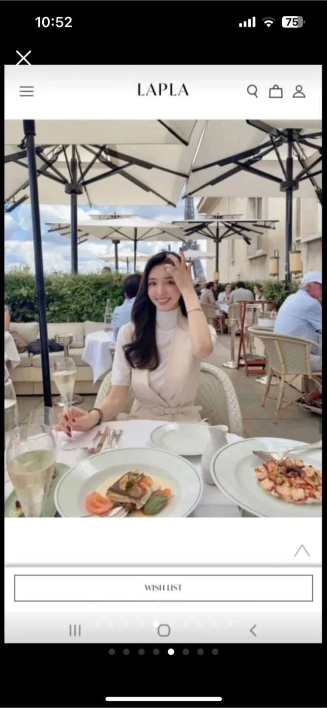 LAPLA 라플라 헤링본 원피스코트 (새상품)