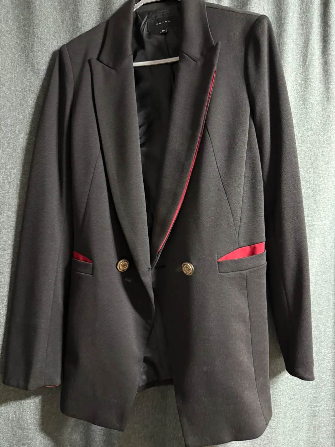 무자크 블랙 블레이저 66