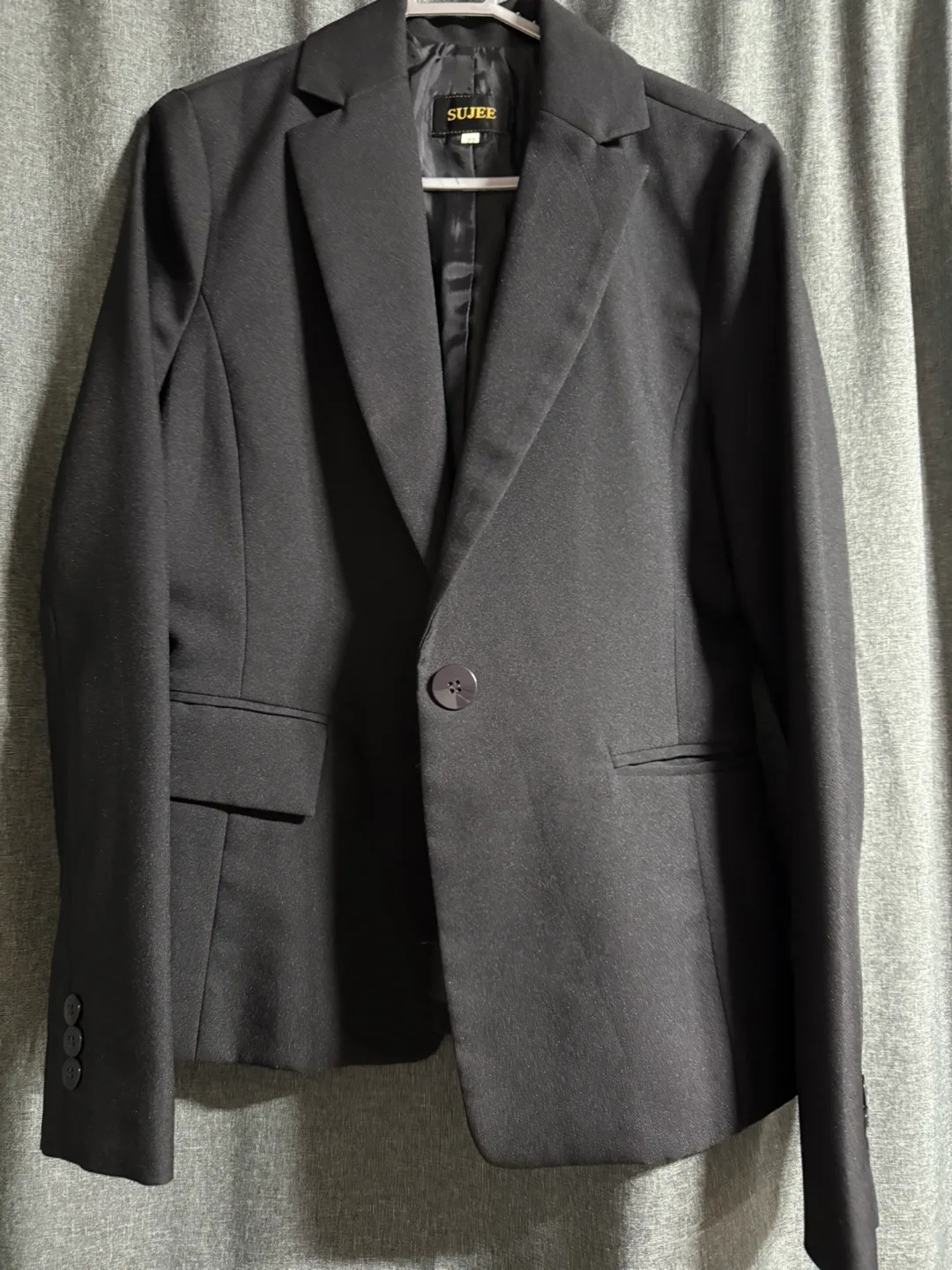 SUJEE 블랙 정장 자켓 77