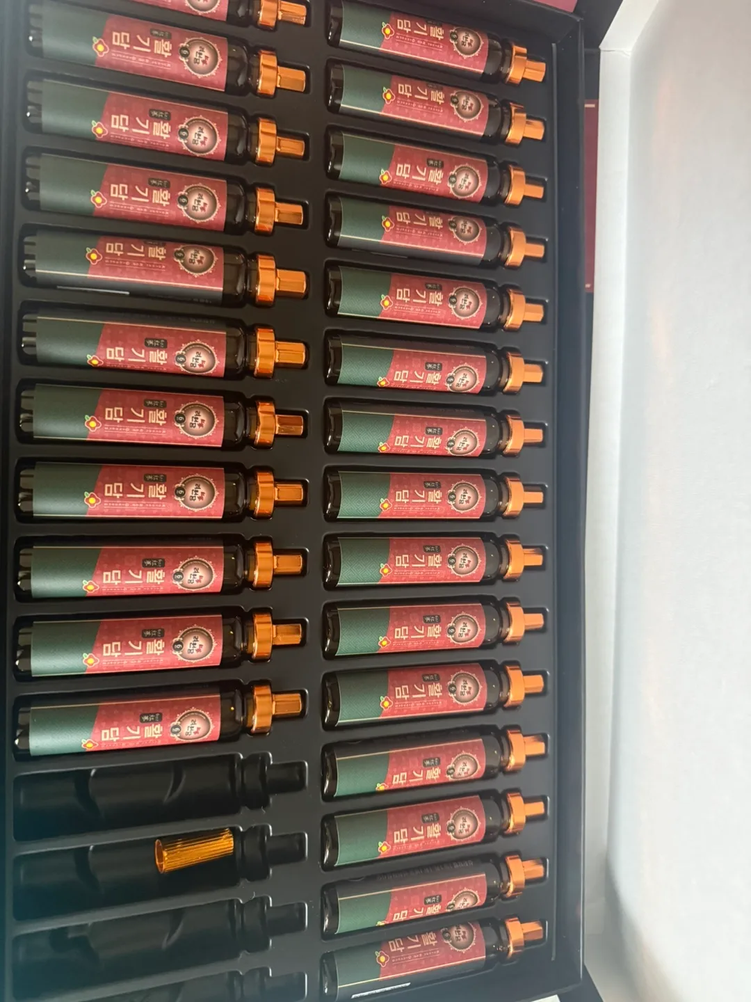 활기담 앰플 중고 팝니다 ! 26개