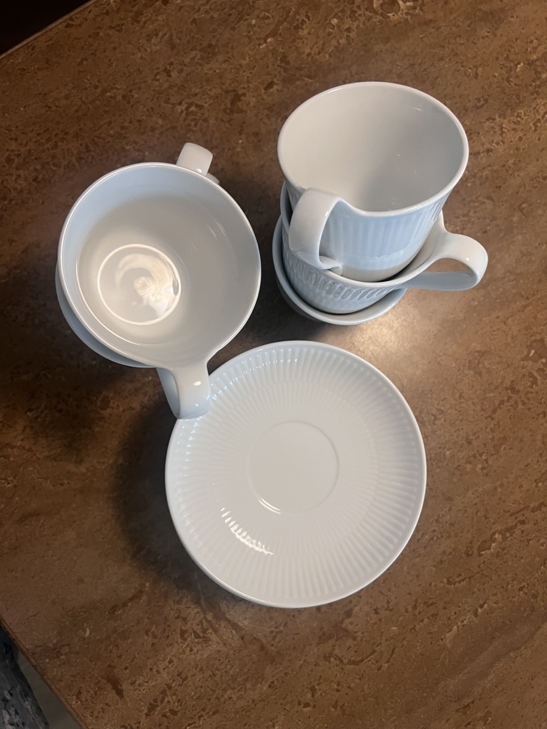 로얄코펜하겐 하이핸들 컵앤소서 6조