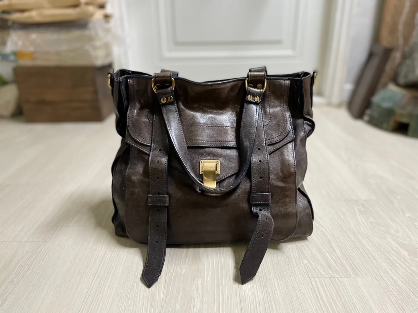 프로엔자슐러 가죽 가방