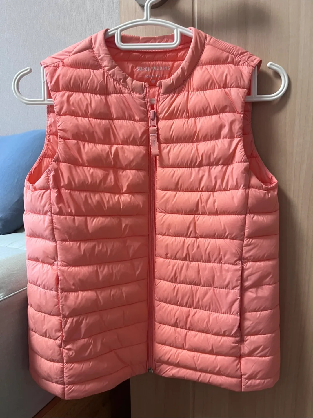 중고 8천원 탑텐키즈 슈퍼패딩 조끼 150