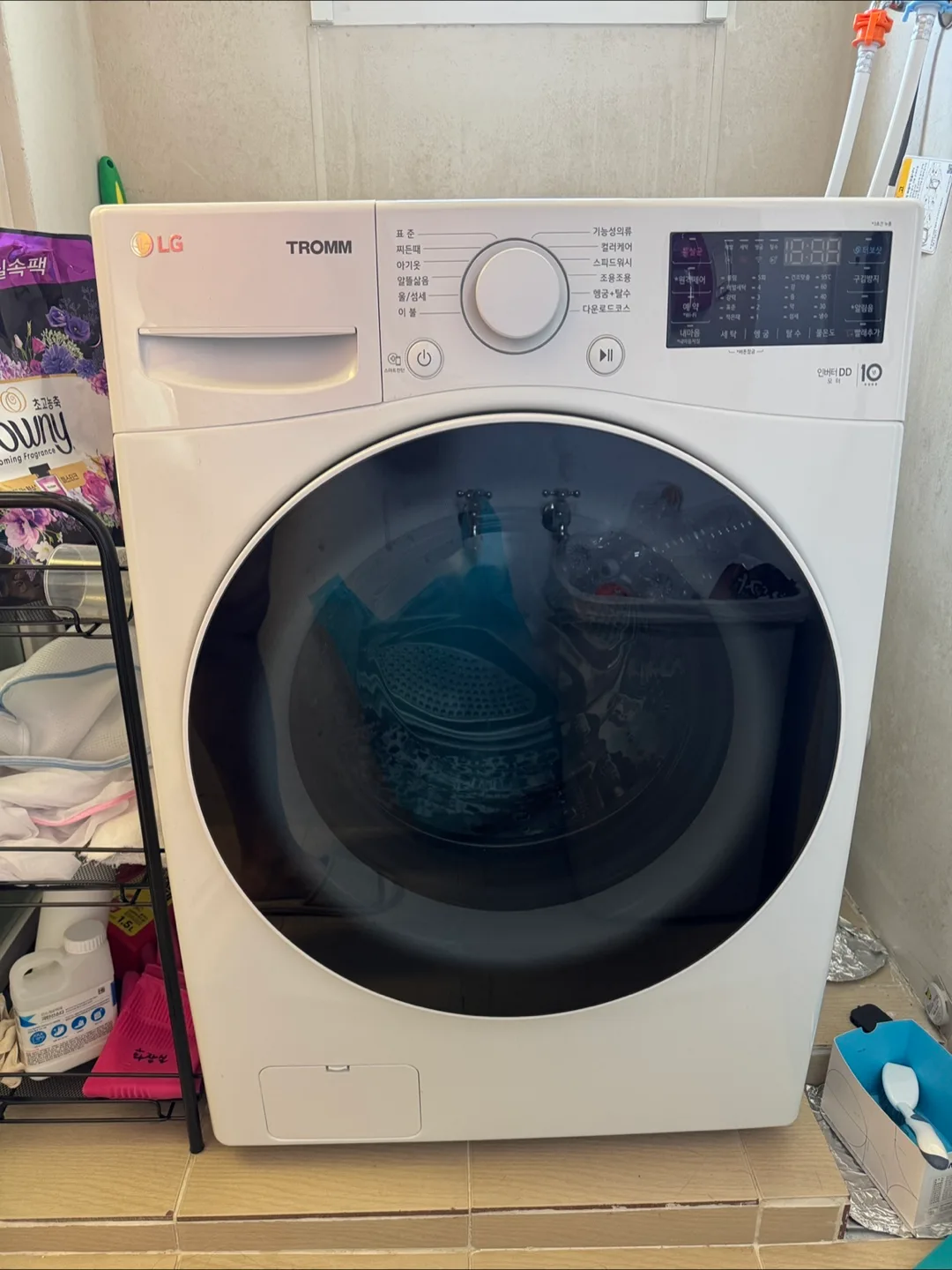LG 트롬 드럼세탁기 F15WQWP