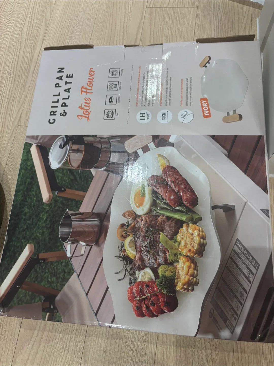 이노쿡 연꽃 그릴팬&플레이트 새상품+퀸센스 그리들 (중고)