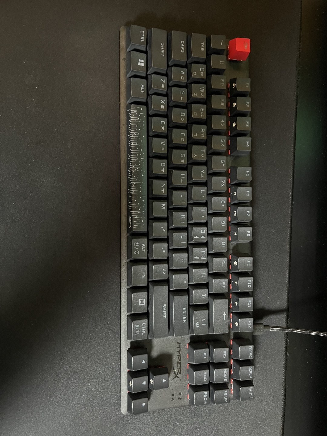 하이퍼엑스 텐키리스 키보드 적축 팝니다!