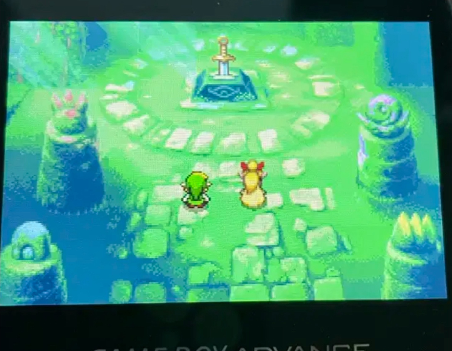 젤다의 전설 게임보이 어드밴스 신들에 트라이포스 판매(박셋)