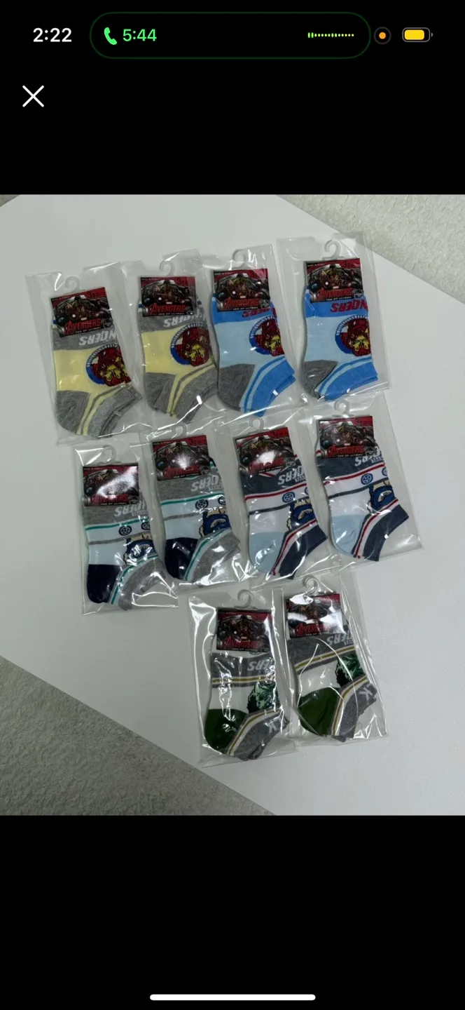 [새상품] 어벤져스 아동 양말 10켤레 세트❤