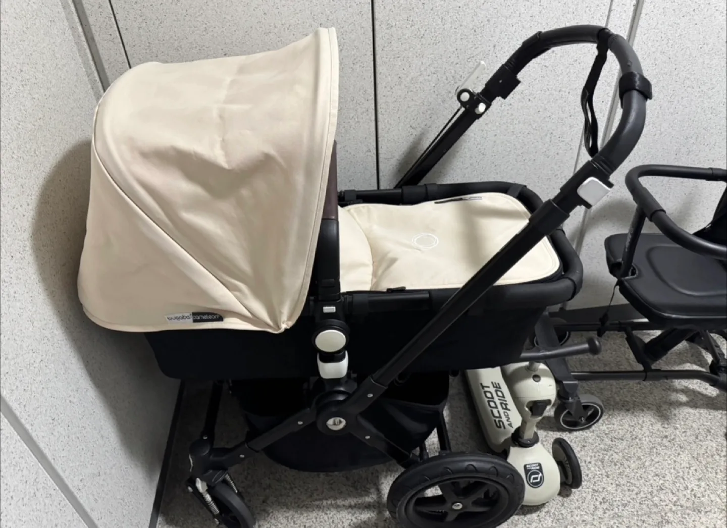 부가부 카멜레온 디럭스 유모차(방풍커버,핸들머프,가방 포함)