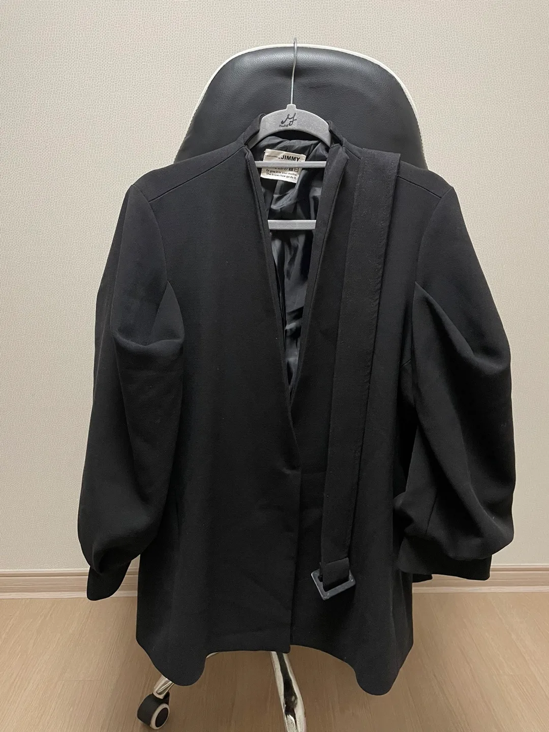 블랙 블레이저 자켓